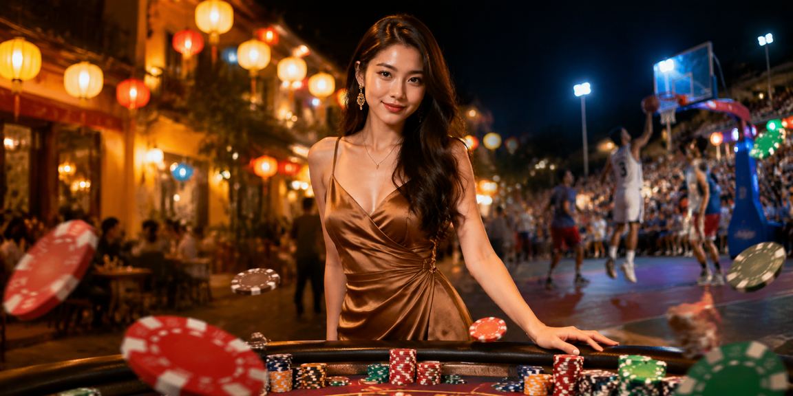 Cờ bạc và bóng rổ tại Hội An